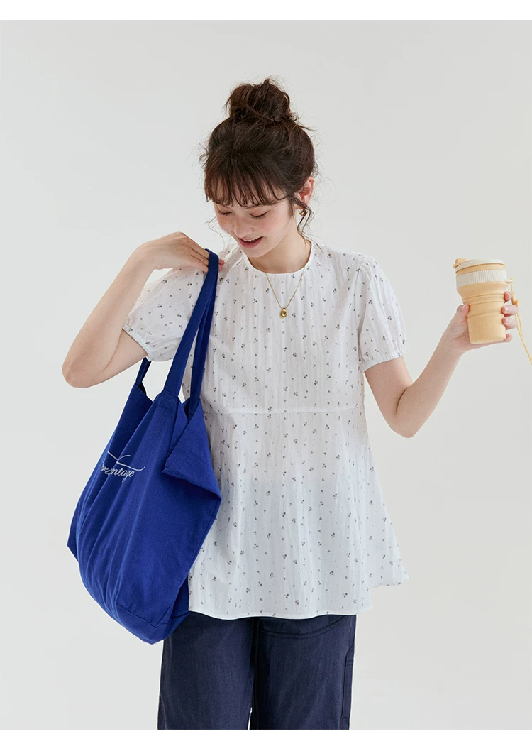 溫柔碎花收腰短袖襯衫女26夏季新款甜美百搭上衣,溫柔碎花收腰短袖襯衫女26夏季新款甜美百搭上衣,HBFS1268,溫柔碎花收腰短袖襯衫女26夏季新款甜美百搭上衣,碎花面料,收腰設計