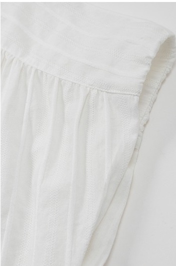 精緻提花法式廓形100%棉親膚透氣寬鬆襯衫上衣
