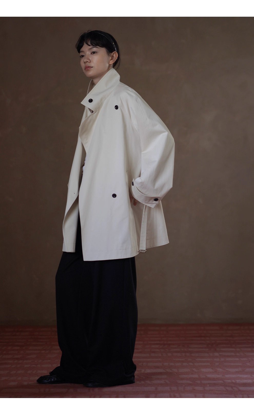 完美包容度長褲鬆緊牛筋高腰不挑人寬鬆垂爽顯瘦通勤褲