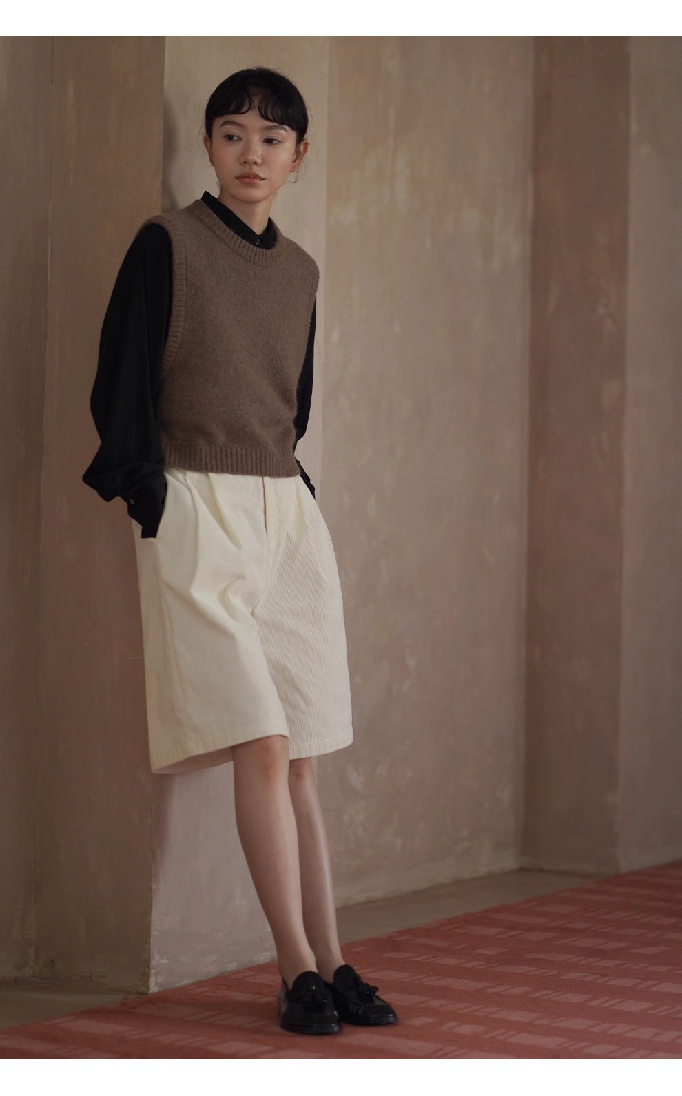 老錢氣質鬆弛寬鬆顯瘦半開門襟襯衫滑爽通勤長袖polo女