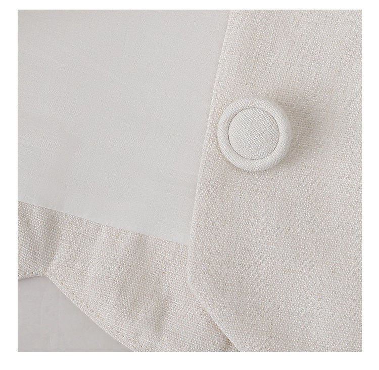 小香風純色單排扣短外套女秋新款波浪擺長袖上衣