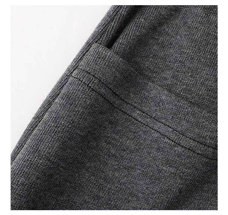 韓系灰色高腰休閒衛褲女秋季新款寬腿百搭彎刀褲