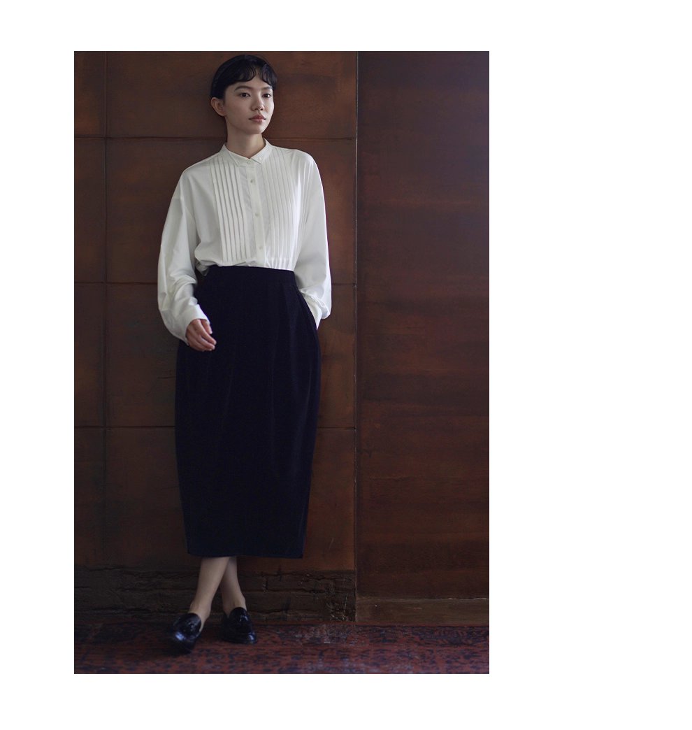 優雅絲絨古典主義立體飽滿花苞顯瘦高腰氣質通勤裙