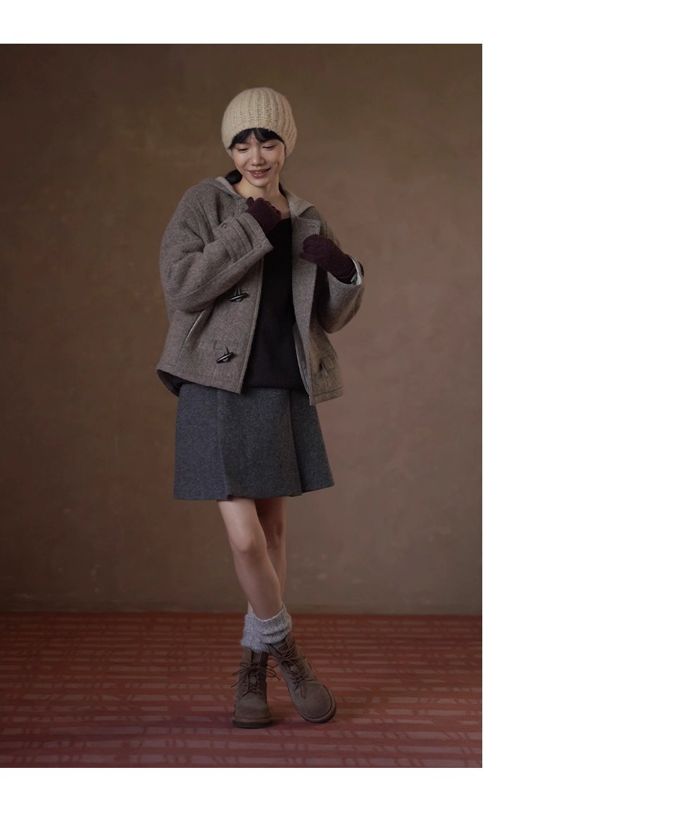 溫柔實用100羊毛窄邊收針一字領寬鬆慵懶顯瘦通勤毛衣女