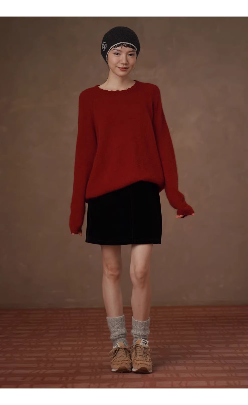 冬天限定細膩手工鉤花領口寬鬆顯瘦內搭羊毛混紡毛衣女,冬天限定細膩手工鉤花領口寬鬆顯瘦內搭羊毛混紡毛衣女,HBEW1172,冬天限定細膩手工鉤花領口寬鬆顯瘦內搭羊毛混紡毛衣女,花邊領口,羊毛混紡