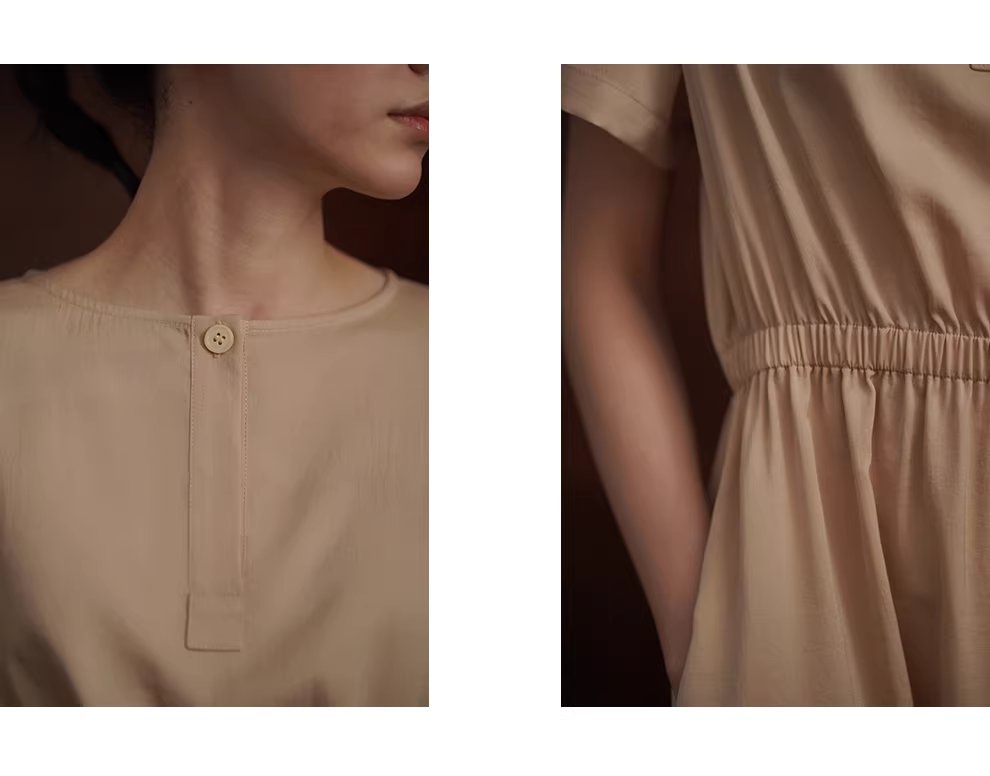 溫柔淡人洋裝顯瘦垂感簡約A字收腰短袖不挑人通勤洋裝,溫柔淡人洋裝顯瘦垂感簡約A字收腰短袖不挑人通勤洋裝,HBFS7013,溫柔淡人洋裝顯瘦垂感簡約A字收腰短袖不挑人通勤洋裝,柔滑啞光,優雅設計