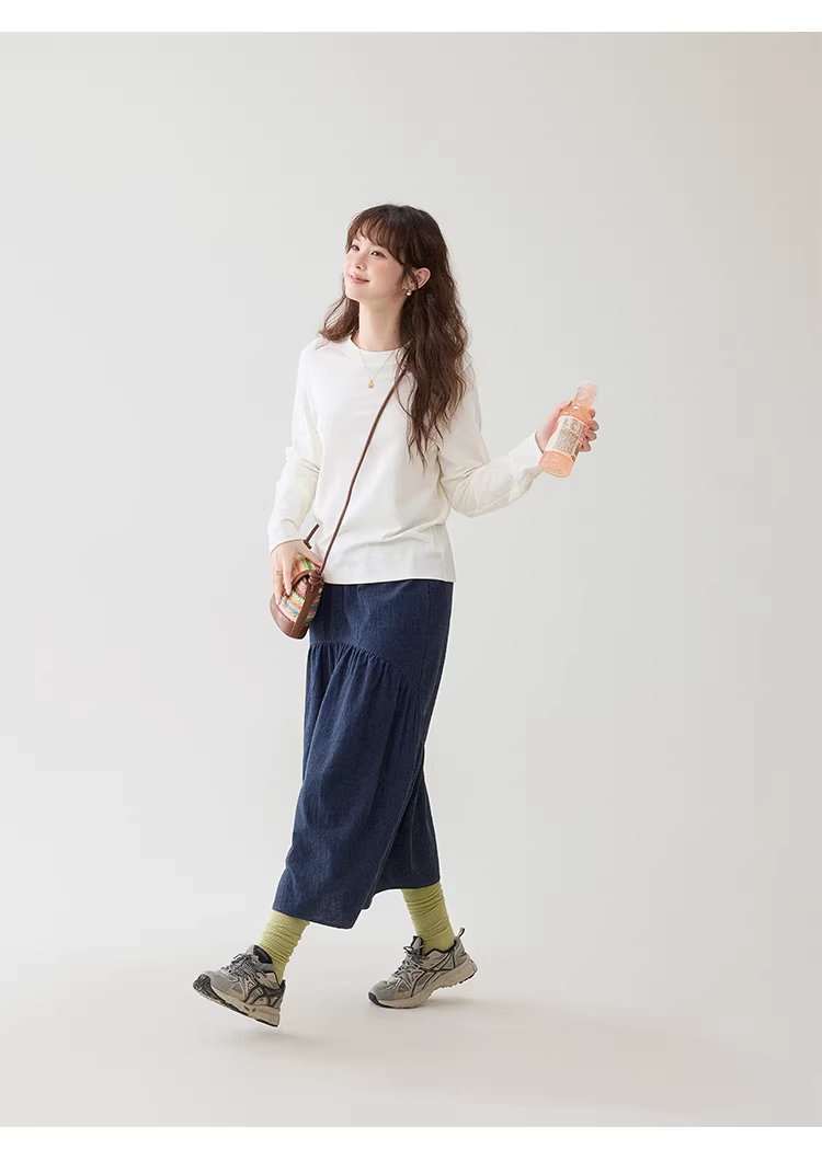 純色圓領微蝙蝠袖T恤女26春季新款寬鬆百搭上衣,純色圓領微蝙蝠袖T恤女26春季新款寬鬆百搭上衣,HBFS1041,純色圓領微蝙蝠袖T恤女26春季新款寬鬆百搭上衣,必備單品,舒適面料