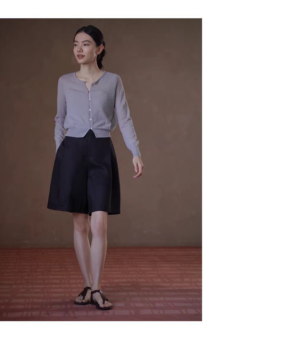 姐簡約俐落通勤五分褲透氣萊賽爾亞麻高腰寬鬆顯瘦褲子女,姐簡約俐落通勤五分褲透氣萊賽爾亞麻高腰寬鬆顯瘦褲子女,HBFS3014,姐簡約俐落通勤五分褲透氣萊賽爾亞麻高腰寬鬆顯瘦褲子女,透氣吸溼,自然垂墜