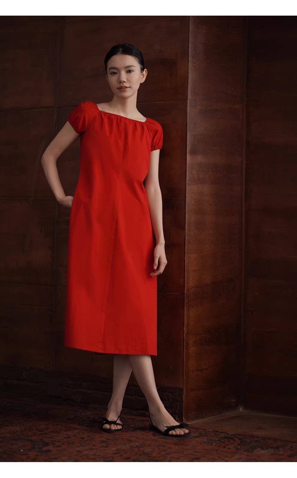 莉莉安的夏巨顯白100棉挺括立體裙型顯瘦方領氣質洋裝,莉莉安的夏巨顯白100棉挺括立體裙型顯瘦方領氣質洋裝,HBFS7043,莉莉安的夏巨顯白100棉挺括立體裙型顯瘦方領氣質洋裝,法式方領,氣質優雅