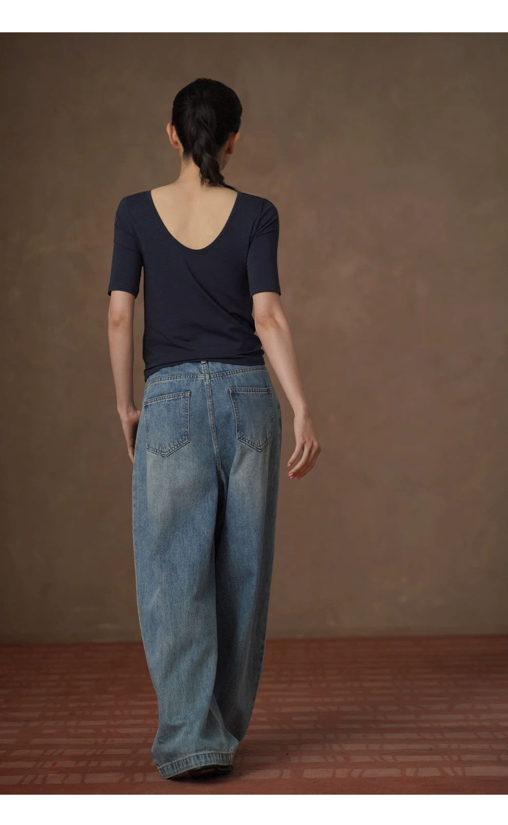 芭蕾練習室兩面穿U領氣質T卹彈性透氣中袖顯瘦通勤上衣,芭蕾練習室兩面穿U領氣質T卹彈性透氣中袖顯瘦通勤上衣,HBFS1103,芭蕾練習室兩面穿U領氣質T卹彈性透氣中袖顯瘦通勤上衣,柔軟透氣,日常顯瘦