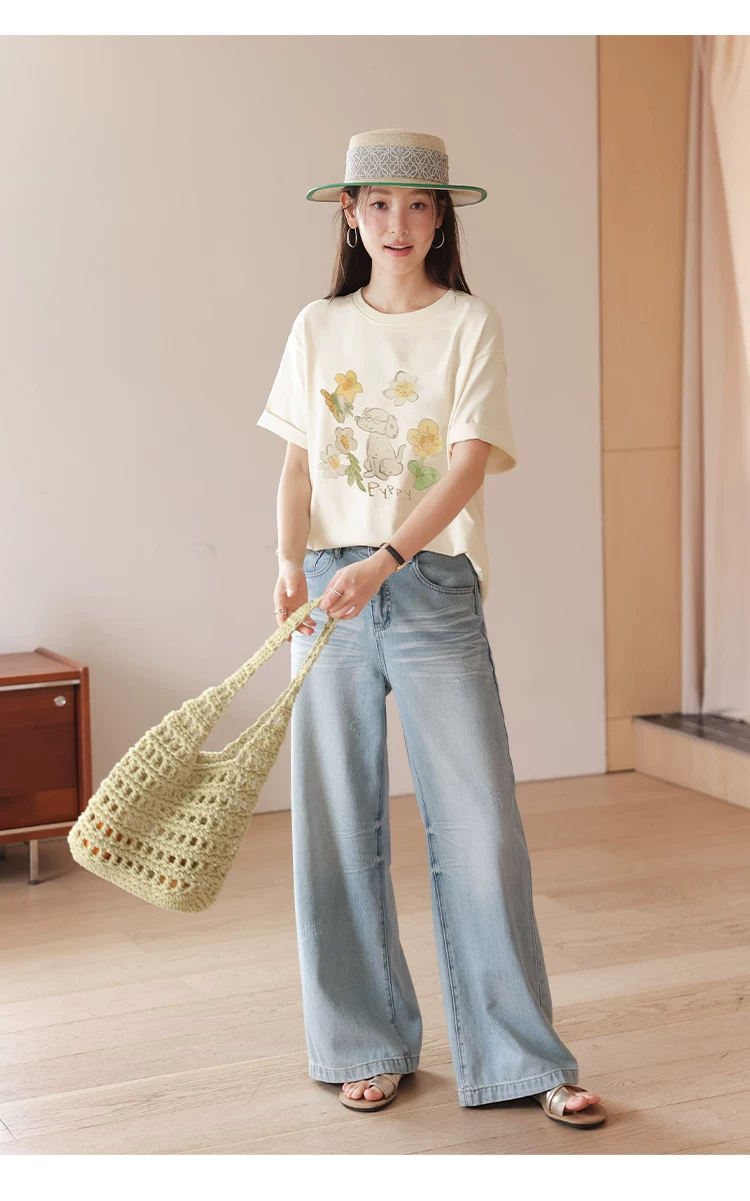 大尺碼胖mm花朵印花短袖T恤女2026新款夏季穿搭寬鬆杏色上衣,大尺碼胖mm花朵印花短袖T恤女2026新款夏季穿搭寬鬆杏色上衣,HBFS1181,大尺碼胖mm花朵印花短袖T恤女2026新款夏季穿搭寬鬆杏色上衣,童趣印花,舒適面料