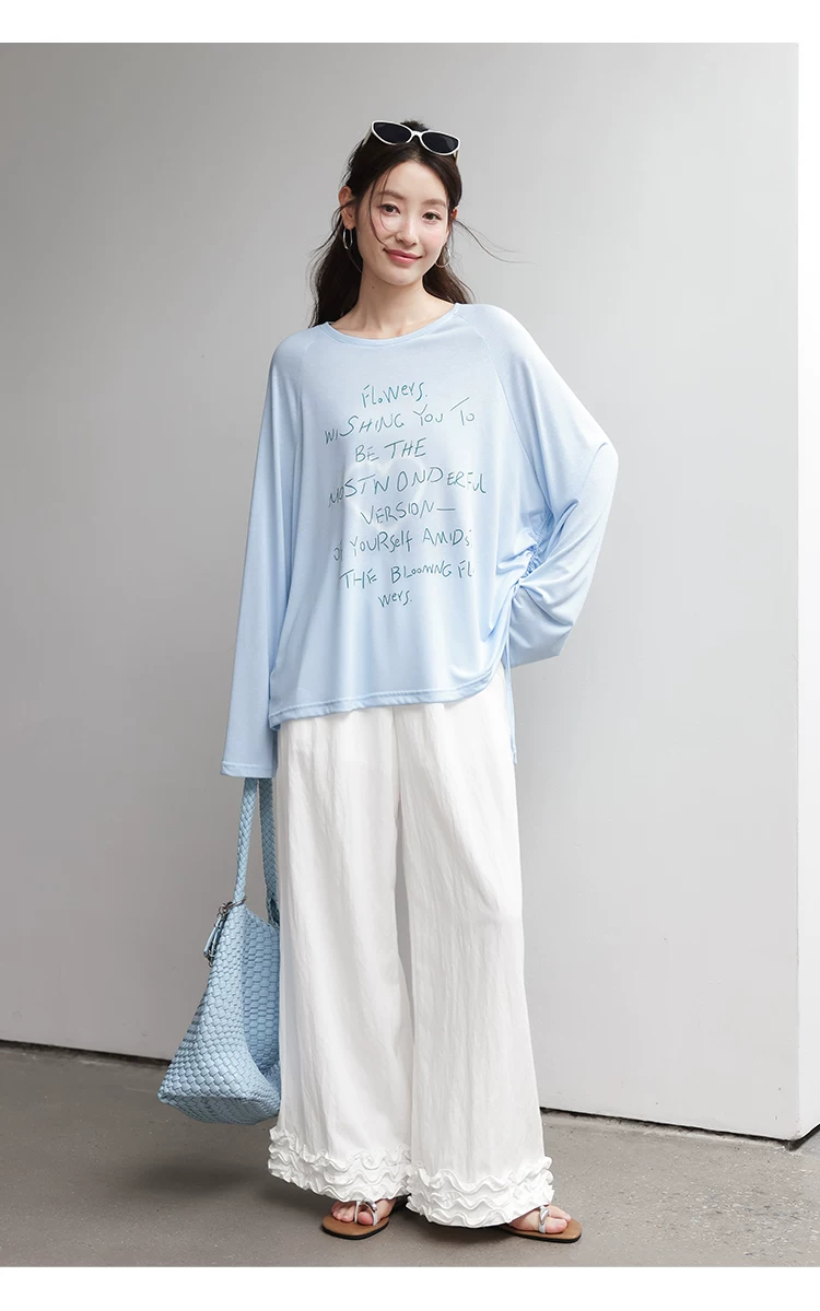 大尺碼字母印花長袖T恤夏薄女上衣2026新款胖mm防曬罩衫女,大尺碼字母印花長袖T恤夏薄女上衣2026新款胖mm防曬罩衫女,HBFS1183,大尺碼字母印花長袖T恤夏薄女上衣2026新款胖mm防曬罩衫女,美式印花,薄款面料