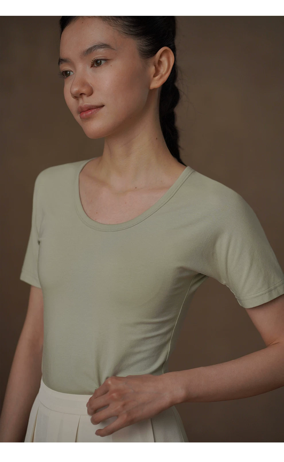 薄荷曼波絲滑軟糯透氣彈性萊賽爾U領顯瘦合身短袖T恤女,薄荷曼波絲滑軟糯透氣彈性萊賽爾U領顯瘦合身短袖T恤女,HBFS1193,薄荷曼波絲滑軟糯透氣彈性萊賽爾U領顯瘦合身短袖T恤女,絲滑軟糯,日常百搭