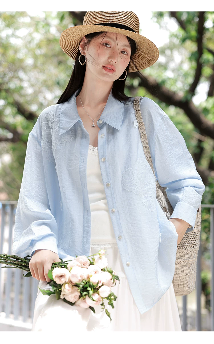 大尺碼胖胖襯衫外套女長袖薄款防曬衣女2026新款蕾絲花朵上衣,大尺碼胖胖襯衫外套女長袖薄款防曬衣女2026新款蕾絲花朵上衣,HBFS1199,大尺碼胖胖襯衫外套女長袖薄款防曬衣女2026新款蕾絲花朵上衣,花朵點綴,輕薄防曬