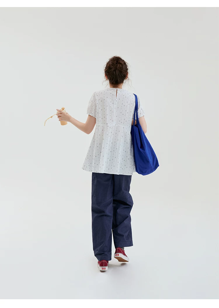溫柔碎花收腰短袖襯衫女26夏季新款甜美百搭上衣,溫柔碎花收腰短袖襯衫女26夏季新款甜美百搭上衣,HBFS1268,溫柔碎花收腰短袖襯衫女26夏季新款甜美百搭上衣,碎花面料,收腰設計