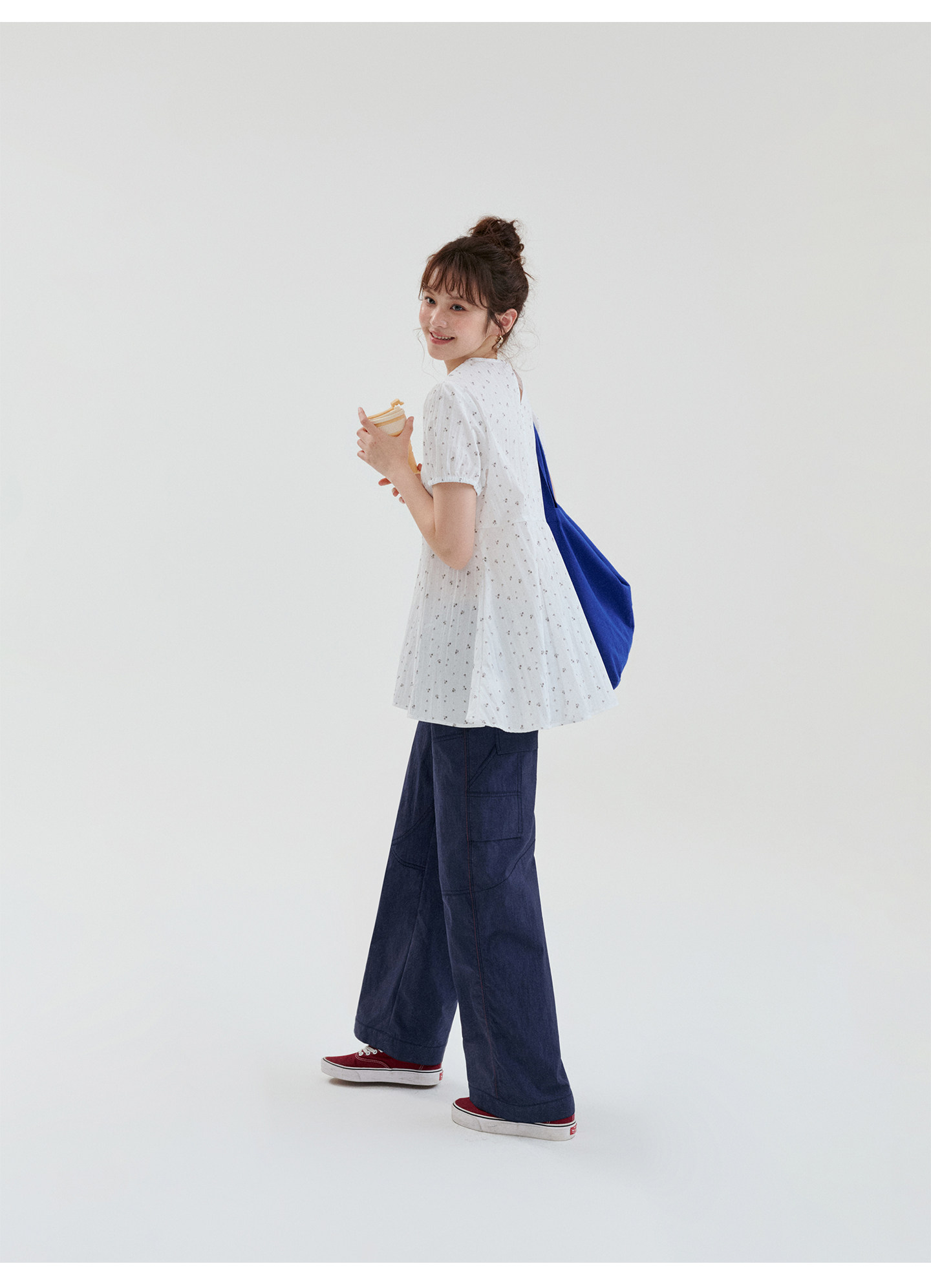 韓系深藍色高腰直筒休閒褲女夏季新款寬褲,HBFS3099,韓系深藍色高腰直筒休閒褲女夏季新款寬褲,熱銷主題,新品首發,全部商品