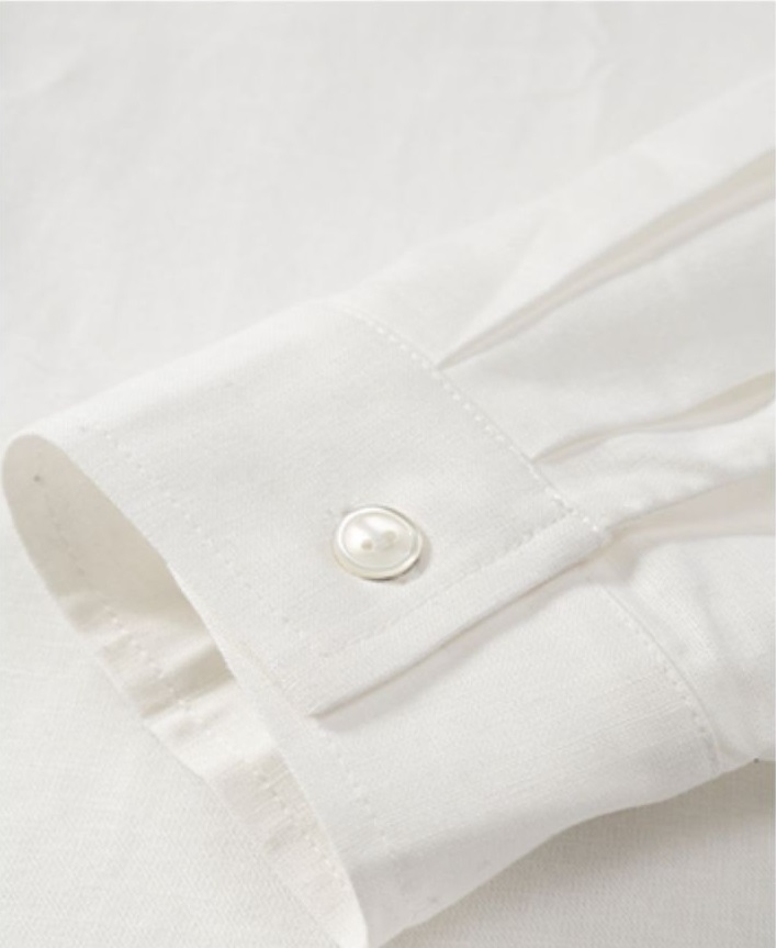 澳白襯衫貴氣通勤基礎款寬鬆顯瘦亞麻棉透氣防曬外套上衣