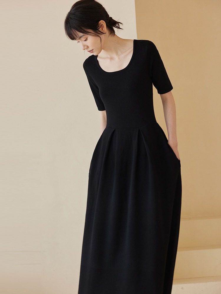 優雅氣質赫本風小黑裙收腰顯瘦高彈冰絲不悶熱連身裙洋裝,優雅氣質赫本風小黑裙收腰顯瘦高彈冰絲不悶熱連身裙洋裝,HBDS7028,優雅氣質赫本風小黑裙收腰顯瘦高彈冰絲不悶熱連身裙洋裝,優雅赫本風,高彈冰絲