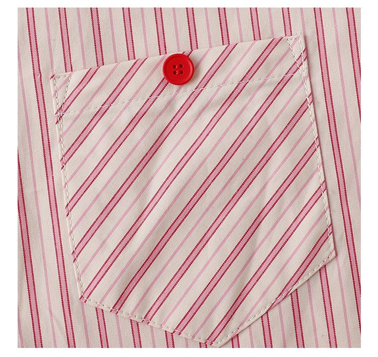 粉紅色圖案雙拉鍊長袖襯衫女秋季新款純棉外套上衣