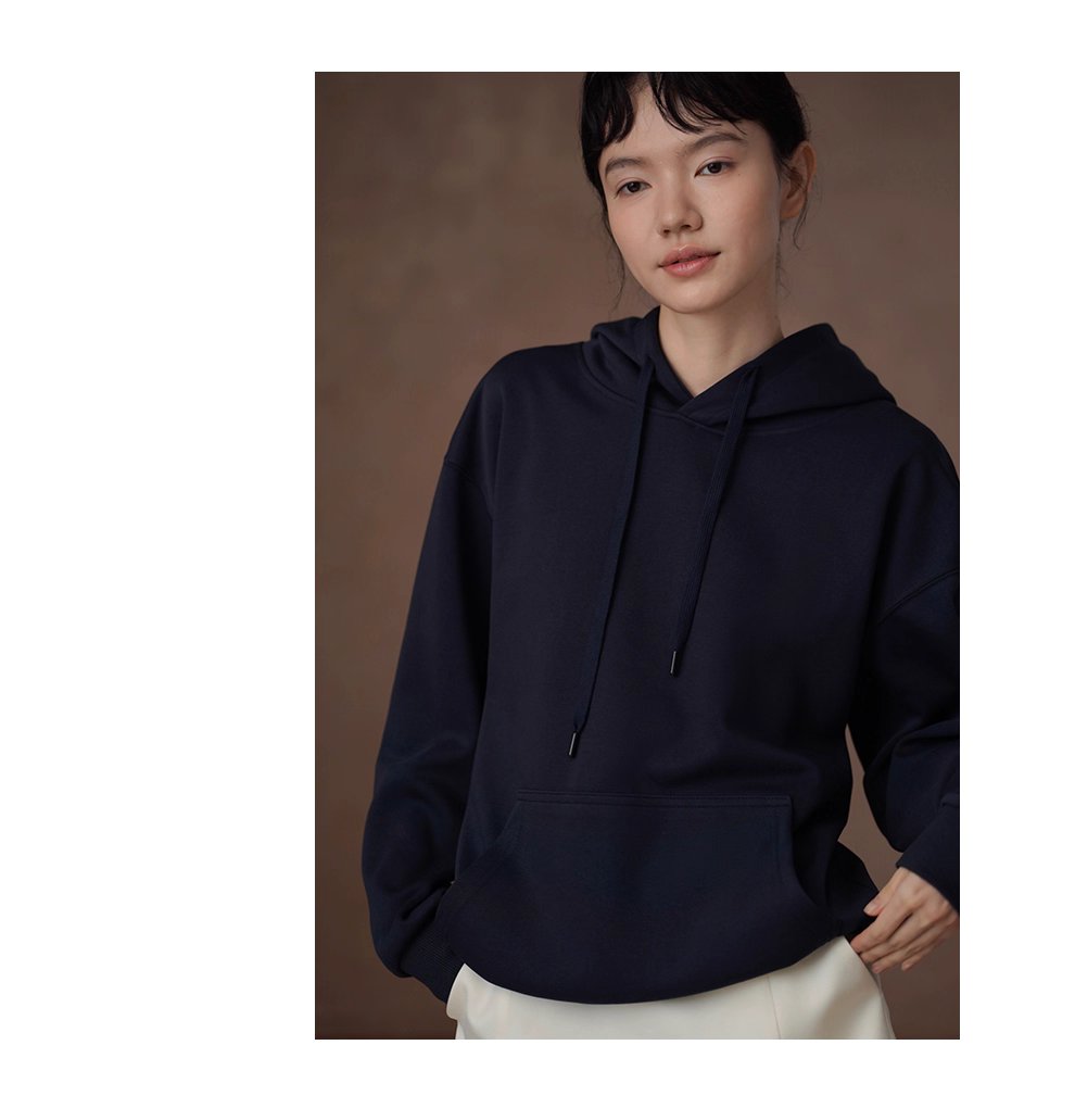 入秋B買性價比系列多色基本款休閒親膚寬鬆顯瘦連帽衛衣