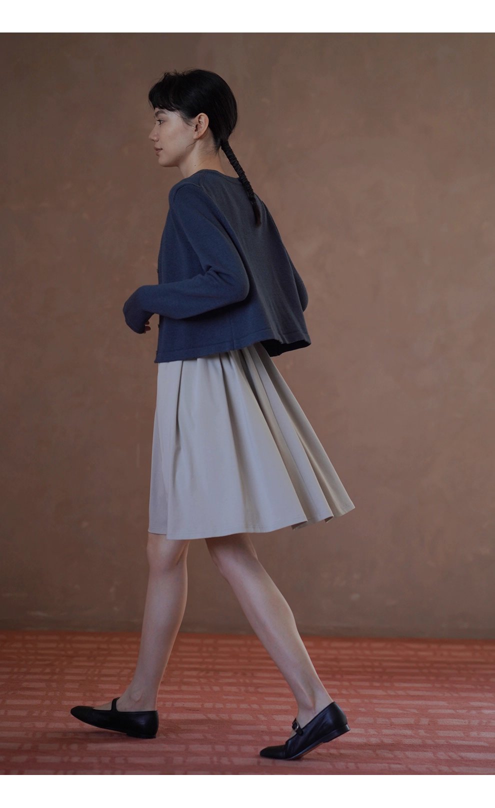 輕盈玲瓏百搭圓領短外套顯瘦正肩棉感針織通勤開襟衫女