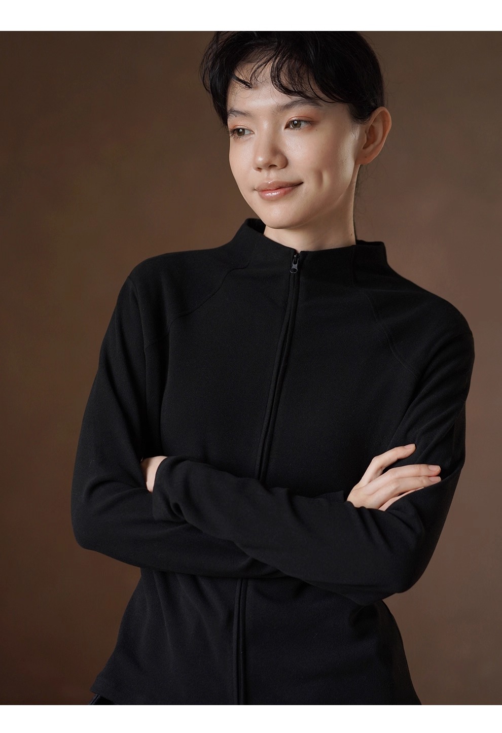 閉眼入基本彈性軟糯親膚保暖顯瘦剪裁外穿瑜珈合身外套