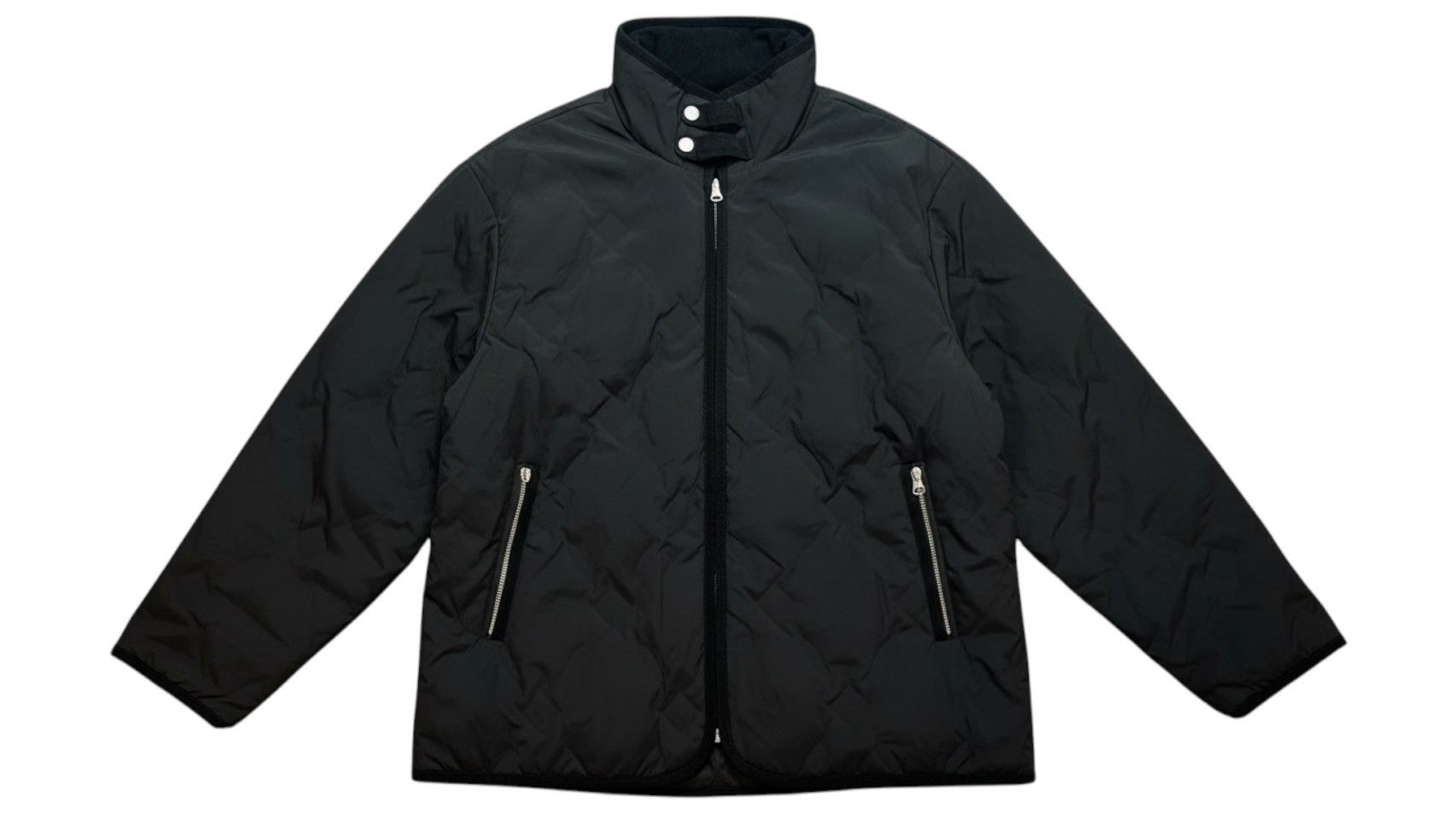 嵐山星空通勤顯瘦立領落肩款式羽絨衣保暖鎖溫白鴨絨外套