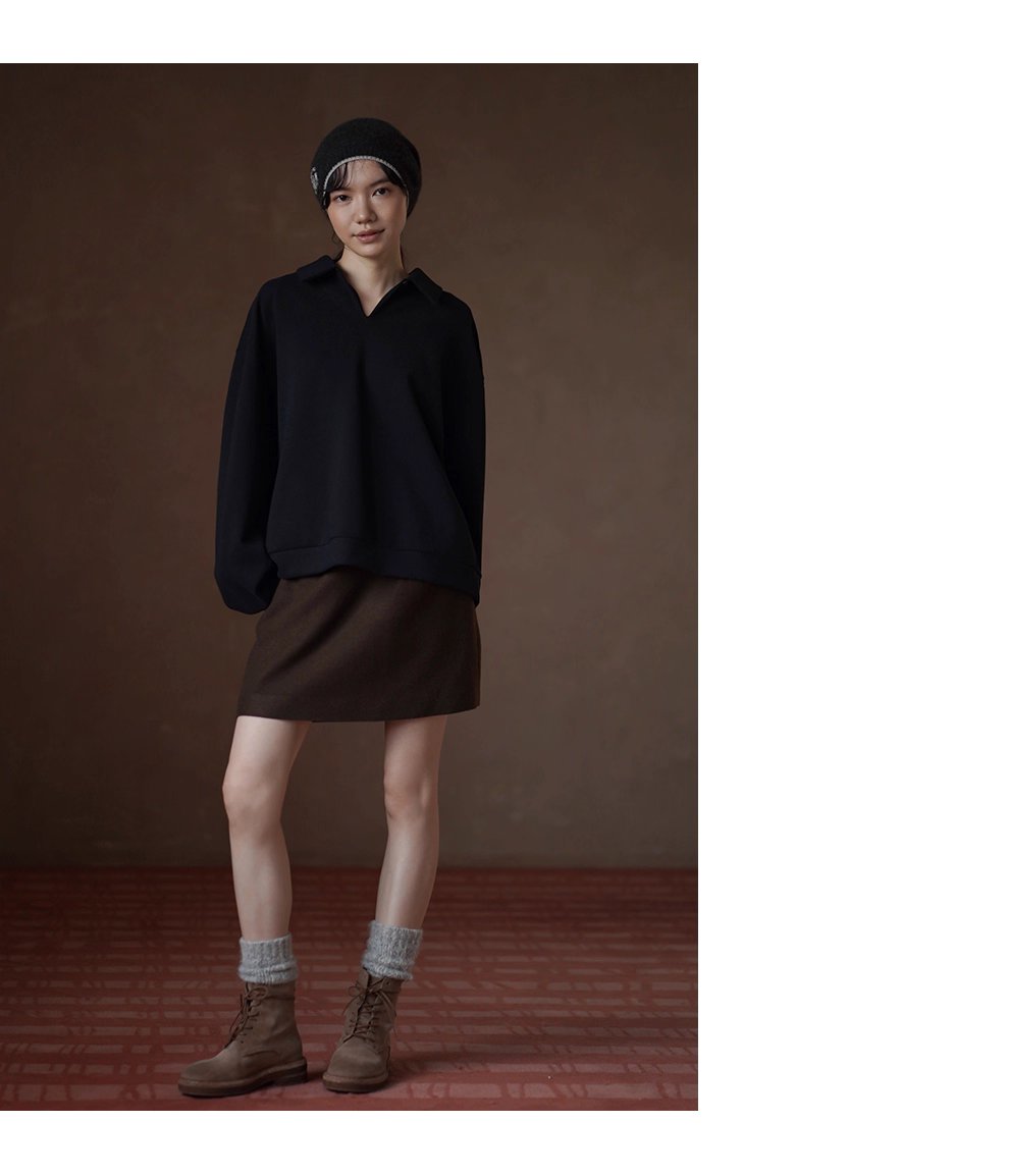 搭配公式含羊毛呢料A字後牛筋鬆緊高腰顯瘦短款半身裙女,搭配公式含羊毛呢料A字後牛筋鬆緊高腰顯瘦短款半身裙女,HBEW2024,搭配公式含羊毛呢料A字後牛筋鬆緊高腰顯瘦短款半身裙女,A字裙型,羊毛混紡