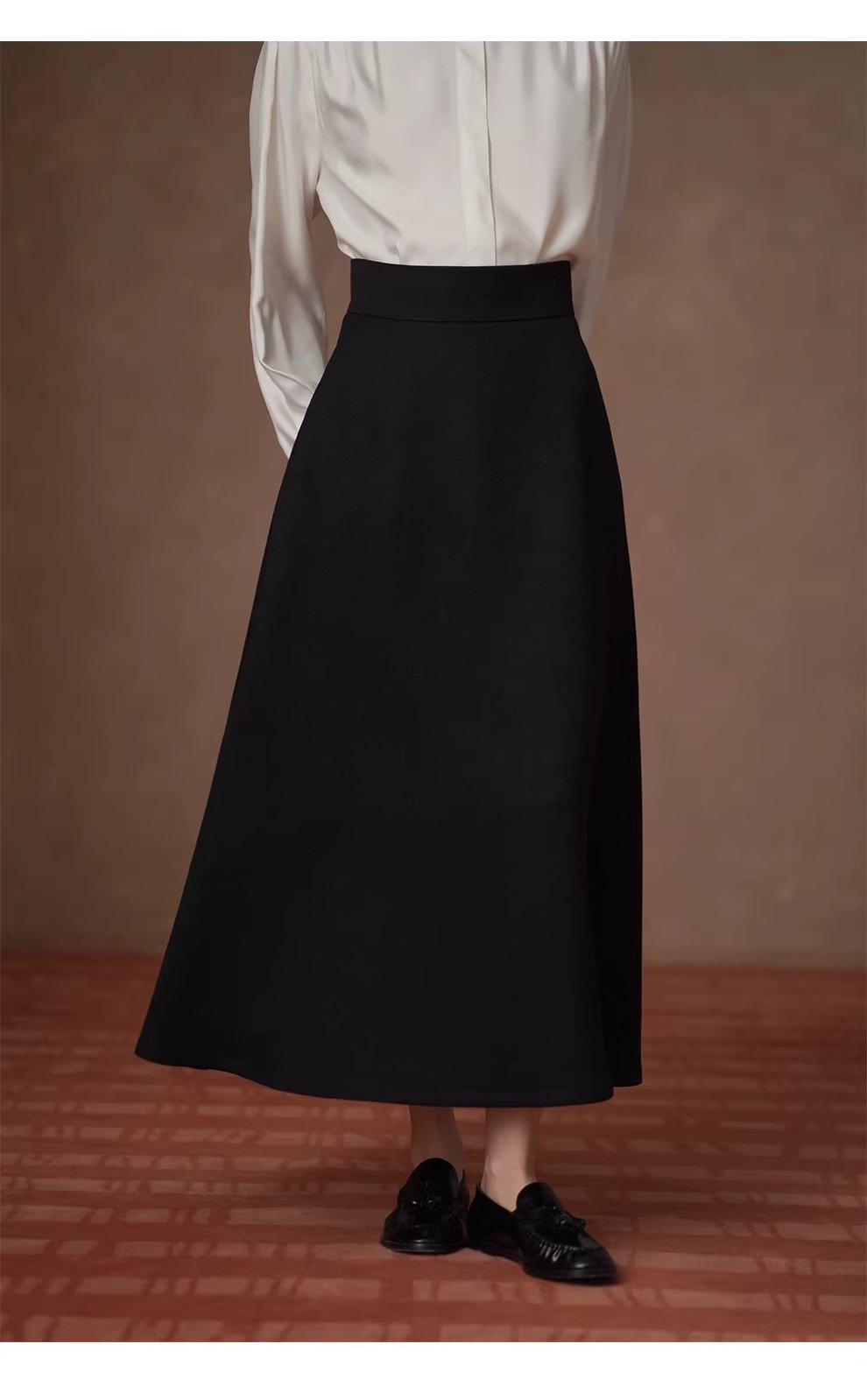 優雅起舞高質斜紋布料A字顯瘦裙擺長通勤高腰半身裙女,優雅起舞高質斜紋布料A字顯瘦裙擺長通勤高腰半身裙女,HBEW2026,優雅起舞高質斜紋布料A字顯瘦裙擺長通勤高腰半身裙女,通勤俐落,斜紋面料