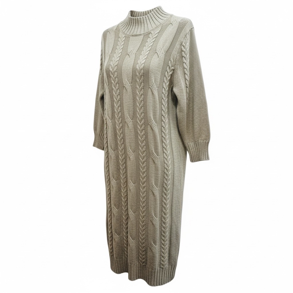 配大衣毛衣裙半高領長袖內搭中長款打底過膝針織連身裙,配大衣毛衣裙半高領長袖內搭中長款打底過膝針織連身裙,5W167001,配大衣毛衣裙半高領長袖內搭中長款打底過膝針織連身裙,簡約質感,半高領子