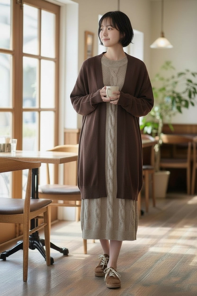 修身顯瘦麻花紋毛衣洋裝女冬季百搭通勤連衣裙,修身顯瘦麻花紋毛衣洋裝女冬季百搭通勤連衣裙,5W167002,修身顯瘦麻花紋毛衣洋裝女冬季百搭通勤連衣裙,麻花針織,百搭實穿