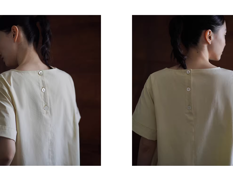 極簡美學透氣萊賽爾棉後領紐扣挺括寬鬆A字顯瘦洋裝女,極簡美學透氣萊賽爾棉後領紐扣挺括寬鬆A字顯瘦洋裝女,HBFS7022,極簡美學透氣萊賽爾棉後領紐扣挺括寬鬆A字顯瘦洋裝女,簡約質感,天絲混棉