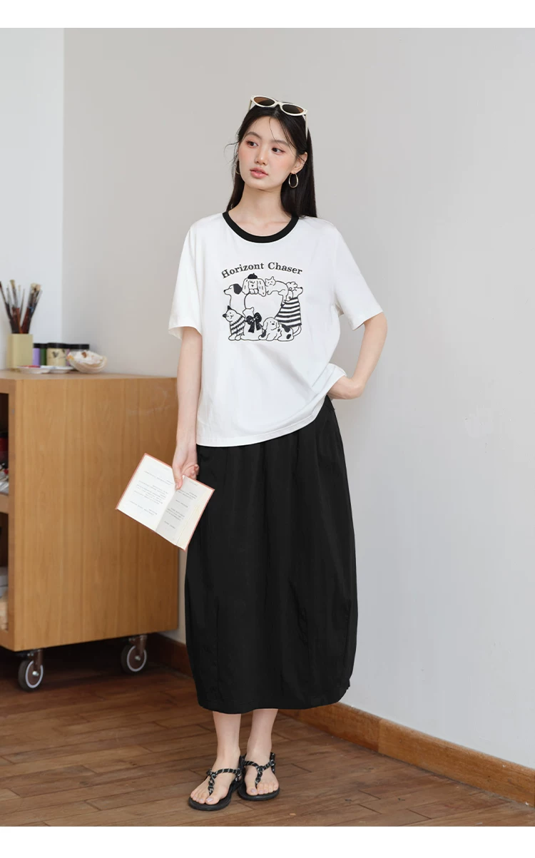 大尺碼刺繡短袖動物圖案T恤女夏2026新款微胖巨好看白色上衣,大尺碼刺繡短袖動物圖案T恤女夏2026新款微胖巨好看白色上衣,HBFS1314,大尺碼刺繡短袖動物圖案T恤女夏2026新款微胖巨好看白色上衣,中大尺碼,童趣印花