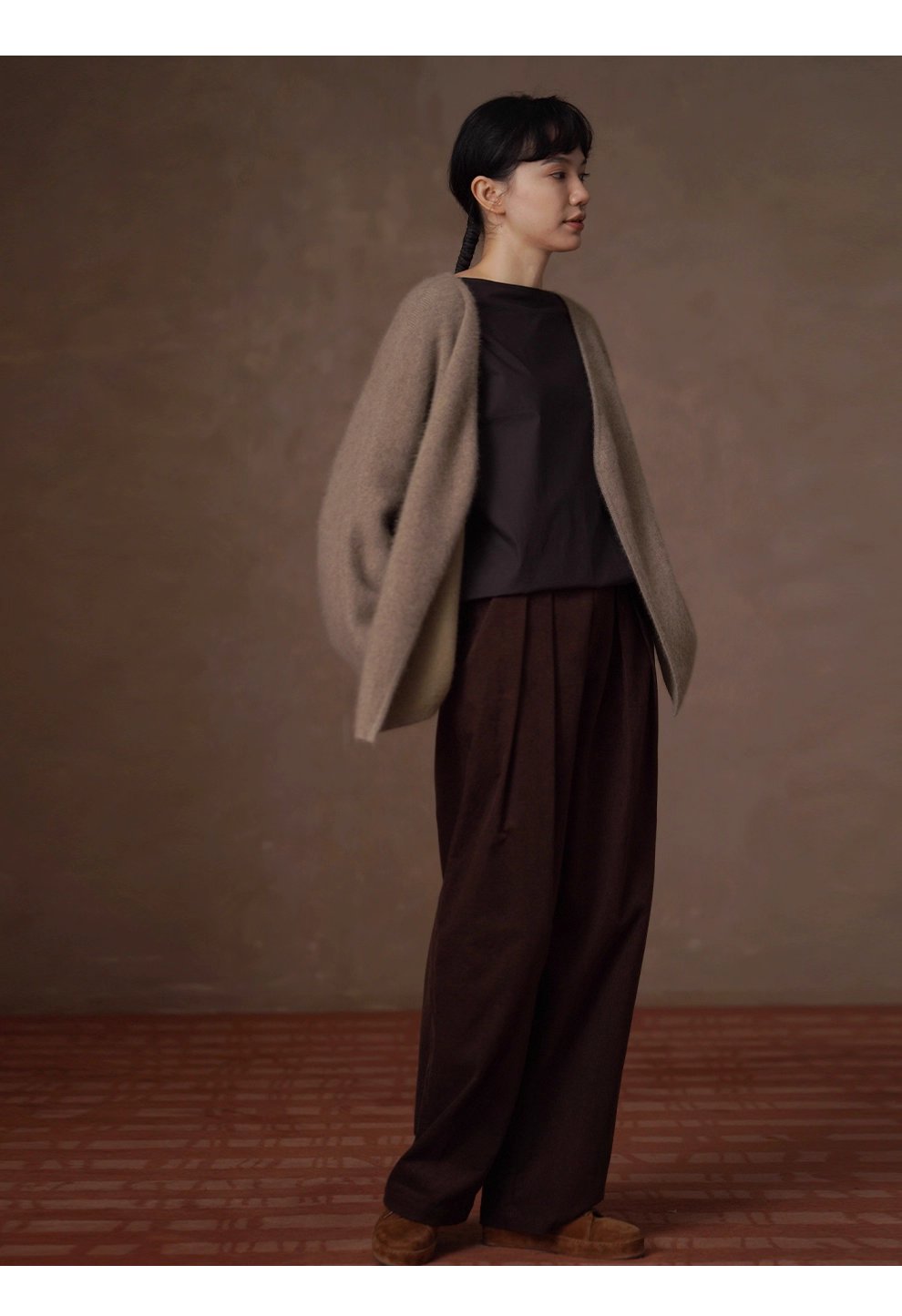 百變通勤兩穿氣質襯衫挺括100棉V領顯瘦寬鬆長袖上衣女