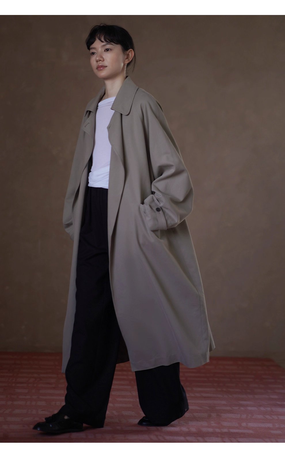 完美包容度長褲鬆緊牛筋高腰不挑人寬鬆垂爽顯瘦通勤褲