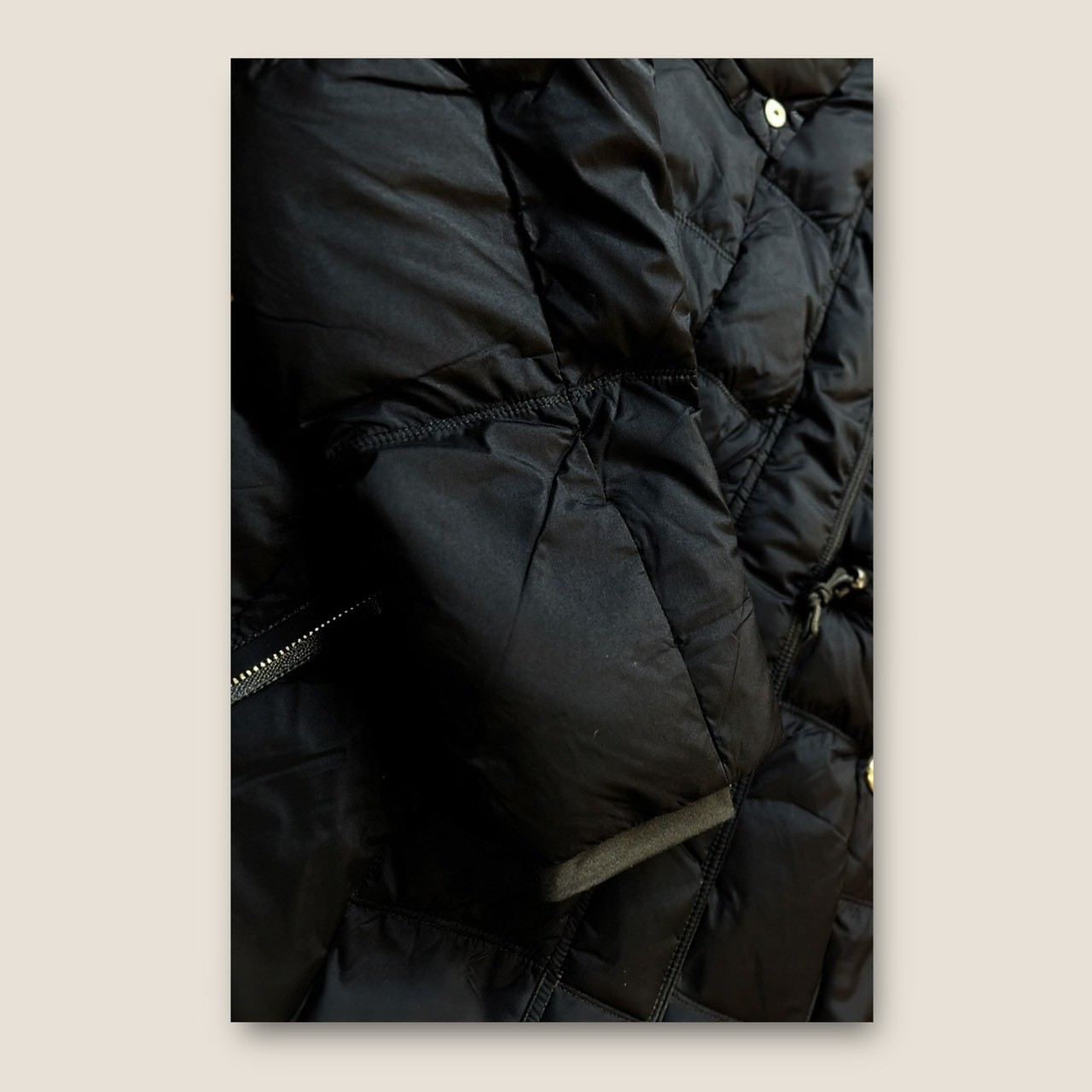 冬季重工簡約充絨工藝90白鴨絨連帽不厚重長羽絨服