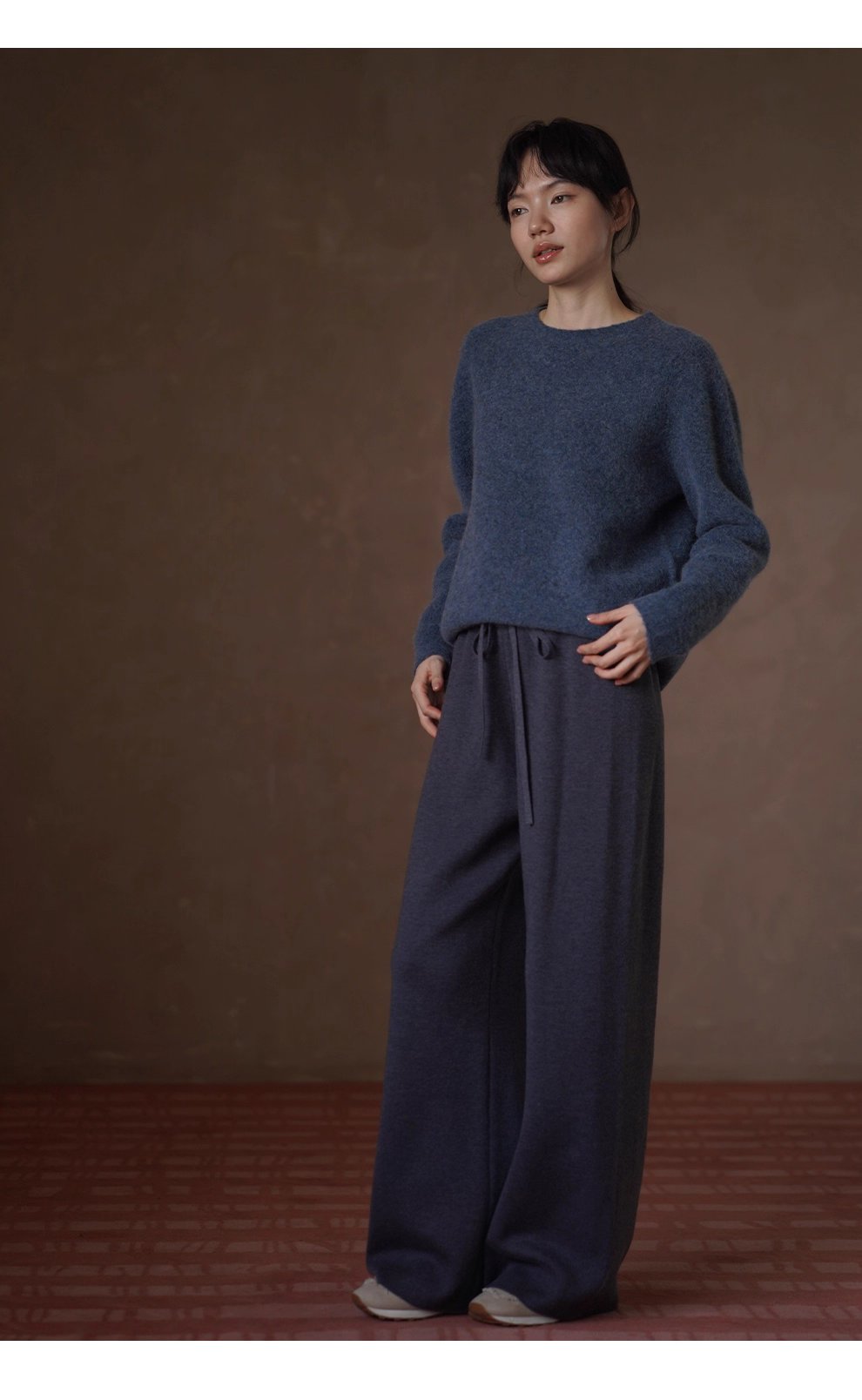 不畏冷空氣溫暖紅外線升溫垂感寬鬆顯瘦高腰針織通勤長褲,不畏冷空氣溫暖紅外線升溫垂感寬鬆顯瘦高腰針織通勤長褲,HBEW3036,不畏冷空氣溫暖紅外線升溫垂感寬鬆顯瘦高腰針織通勤長褲,高腰顯瘦,保暖蓄熱