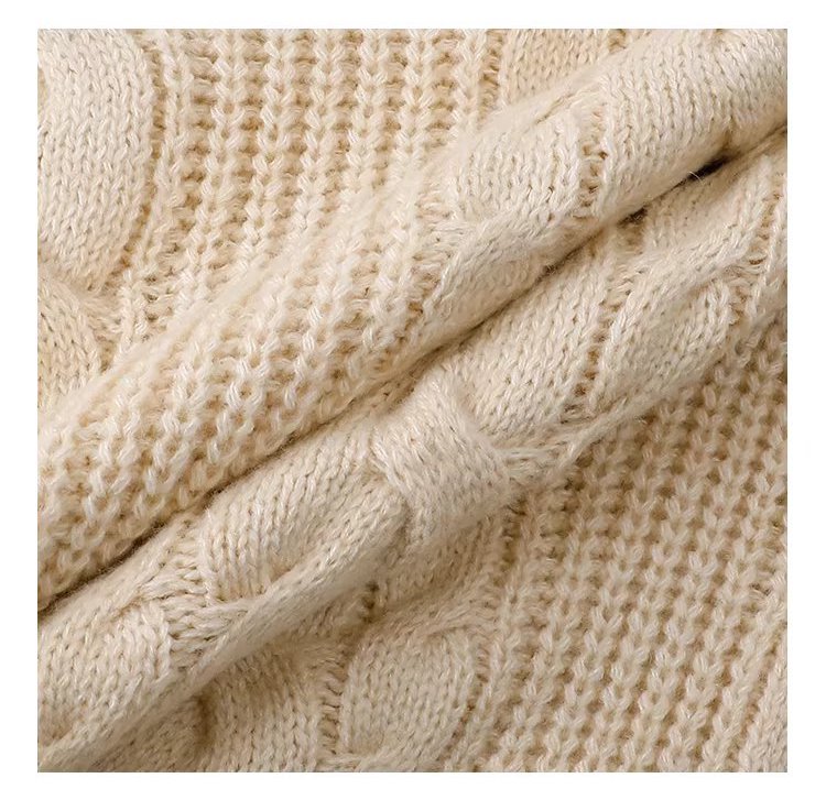 韓系杏色麻花高領毛衣女25冬季新款寬鬆長袖上衣,韓系杏色麻花高領毛衣女25冬季新款寬鬆長袖上衣,HBEW1156,韓系杏色麻花高領毛衣女25冬季新款寬鬆長袖上衣,高領毛衣,麻花針織