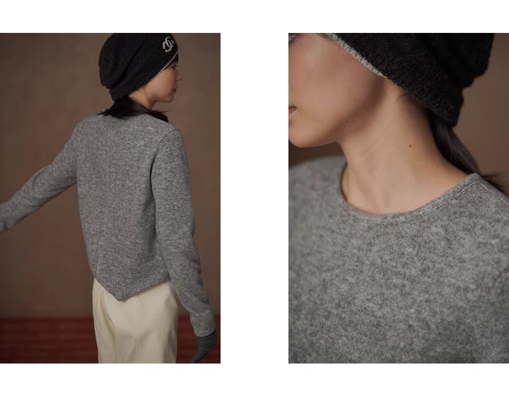 磨毛親膚細膩綿羊毛混紡針織布圓領內搭正肩百搭上衣,磨毛親膚細膩綿羊毛混紡針織布圓領內搭正肩百搭上衣,HBEW1169,磨毛親膚細膩綿羊毛混紡針織布圓領內搭正肩百搭上衣,正肩版型,羊毛混紡