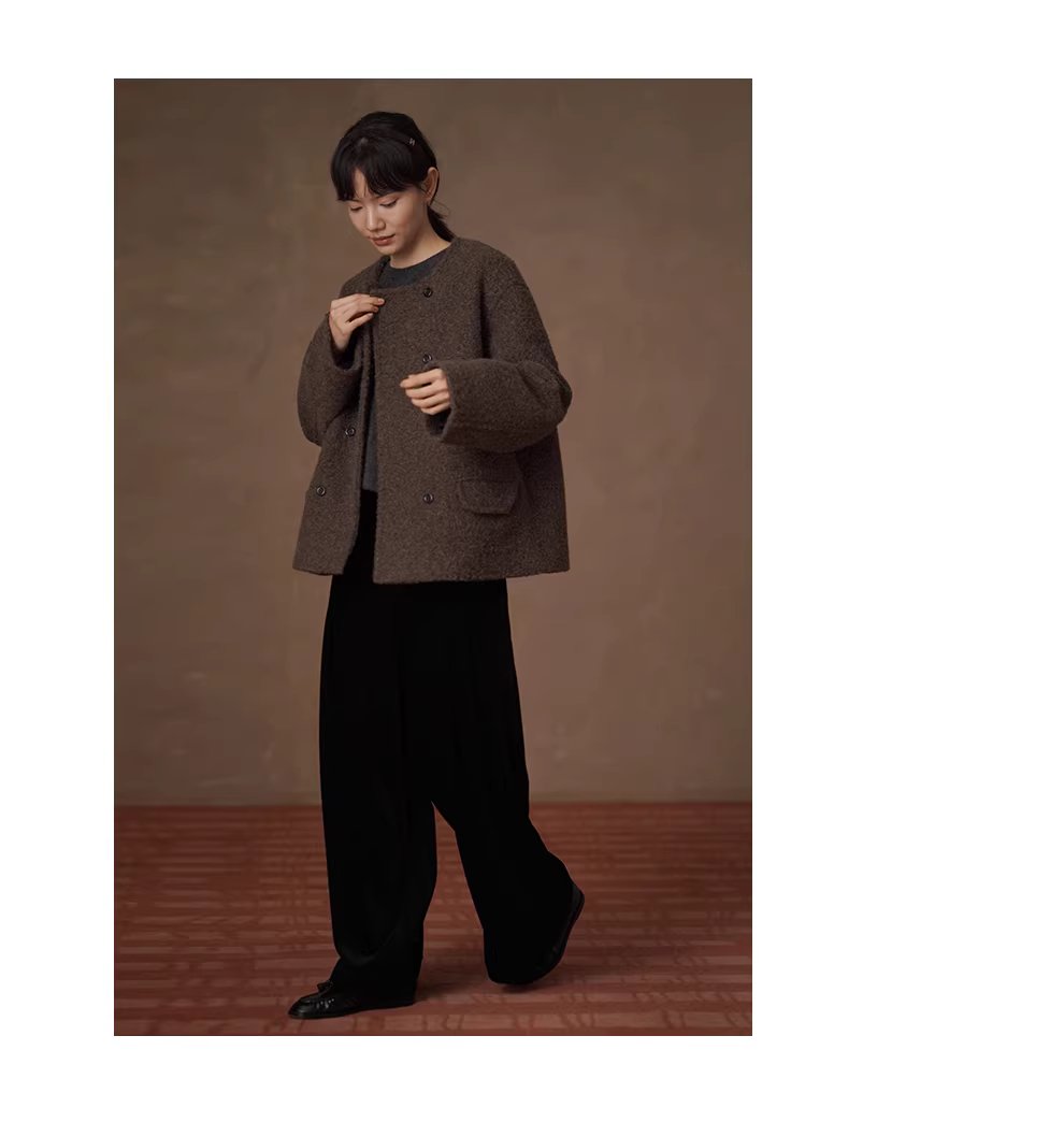 低調暗夜光澤品質絲絨長褲寬鬆顯瘦遮肉高腰通勤闊腿褲,低調暗夜光澤品質絲絨長褲寬鬆顯瘦遮肉高腰通勤闊腿褲,HBEW3053,低調暗夜光澤品質絲絨長褲寬鬆顯瘦遮肉高腰通勤闊腿褲,闊腿寬褲,不挑腿型