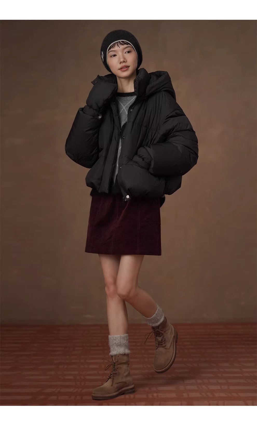 新篇章細軟坑條燈芯絨A字版型立體分割高腰顯瘦半身裙女,新篇章細軟坑條燈芯絨A字版型立體分割高腰顯瘦半身裙女,HBEW2040,新篇章細軟坑條燈芯絨A字版型立體分割高腰顯瘦半身裙女,復古甜美,燈芯絨