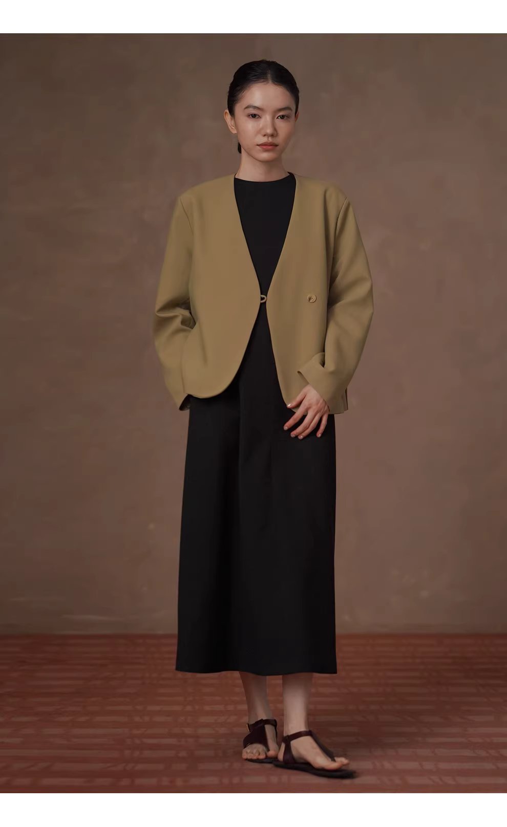 高階雅痞配色西裝ju顯白廓形寬鬆顯瘦不挑人通勤外套女,高階雅痞配色西裝ju顯白廓形寬鬆顯瘦不挑人通勤外套女,HBFS5002,高階雅痞配色西裝ju顯白廓形寬鬆顯瘦不挑人通勤外套女,一粒扣設計,抗皺面料