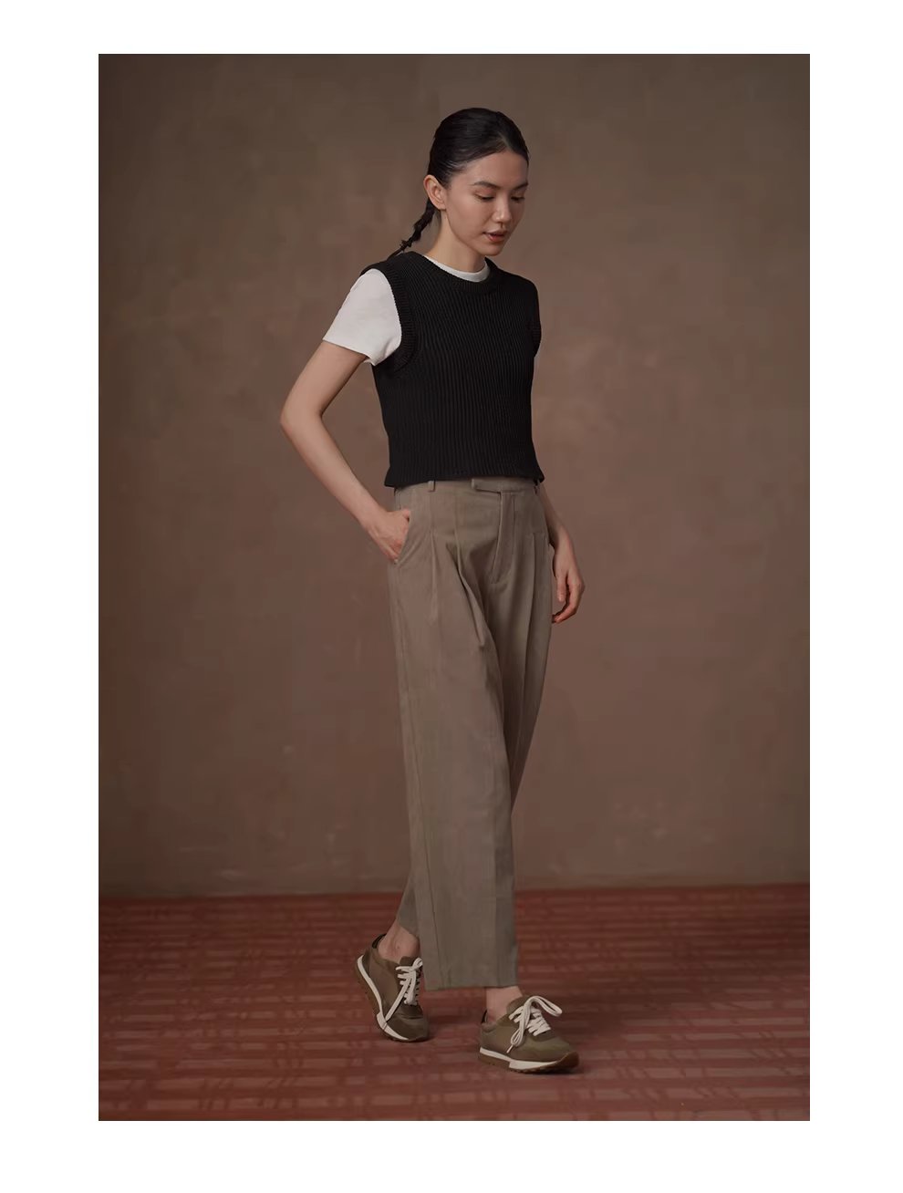 修腿不拖地利落版型抗皺細膩燈芯絨高腰休閒直筒長褲女,修腿不拖地利落版型抗皺細膩燈芯絨高腰休閒直筒長褲女,HBFS3002,修腿不拖地利落版型抗皺細膩燈芯絨高腰休閒直筒長褲女,耐磨不易皺,直筒修飾