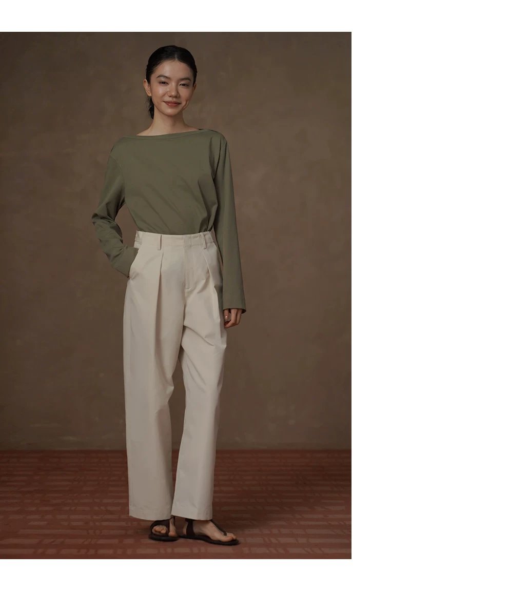 日常嚴選斜紋紗卡棉挺括寬鬆顯瘦遮肉高腰直筒休閒長褲,日常嚴選斜紋紗卡棉挺括寬鬆顯瘦遮肉高腰直筒休閒長褲,HBFS3004,日常嚴選斜紋紗卡棉挺括寬鬆顯瘦遮肉高腰直筒休閒長褲,挺版有型,調節褲頭