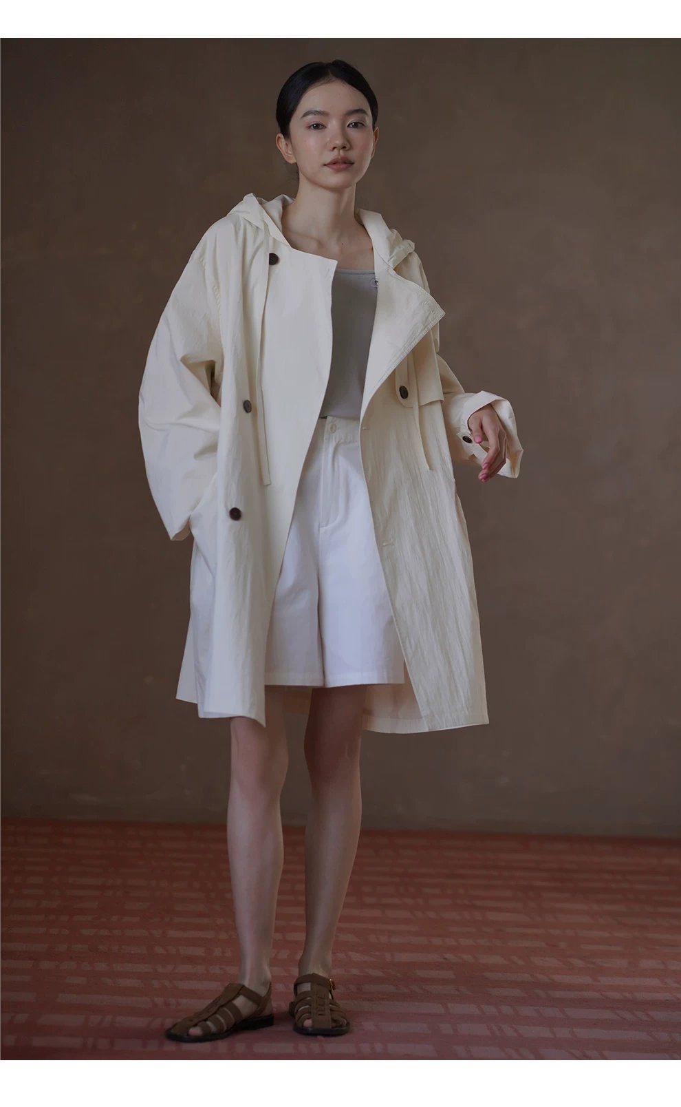 斯維港風衣寬鬆連帽戶外感運動寬鬆輕薄造型顯瘦外套女,斯維港風衣寬鬆連帽戶外感運動寬鬆輕薄造型顯瘦外套女,HBFS5007,斯維港風衣寬鬆連帽戶外感運動寬鬆輕薄造型顯瘦外套女,挺版有型,俐落連帽