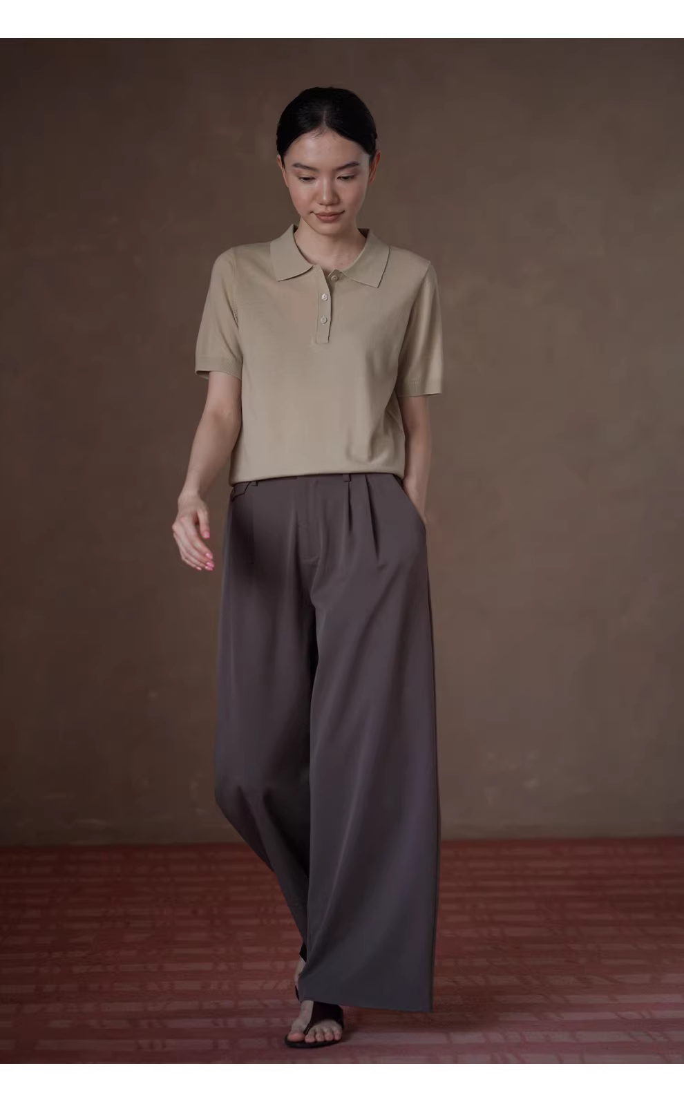 特調拿鐵垂順抗皺顯瘦寬鬆通勤遮肉絲滑西裝寬腿長褲女,特調拿鐵垂順抗皺顯瘦寬鬆通勤遮肉絲滑西裝寬腿長褲女,HBFS3015,特調拿鐵垂順抗皺顯瘦寬鬆通勤遮肉絲滑西裝寬腿長褲女,闊腿藏肉,抗皺面料