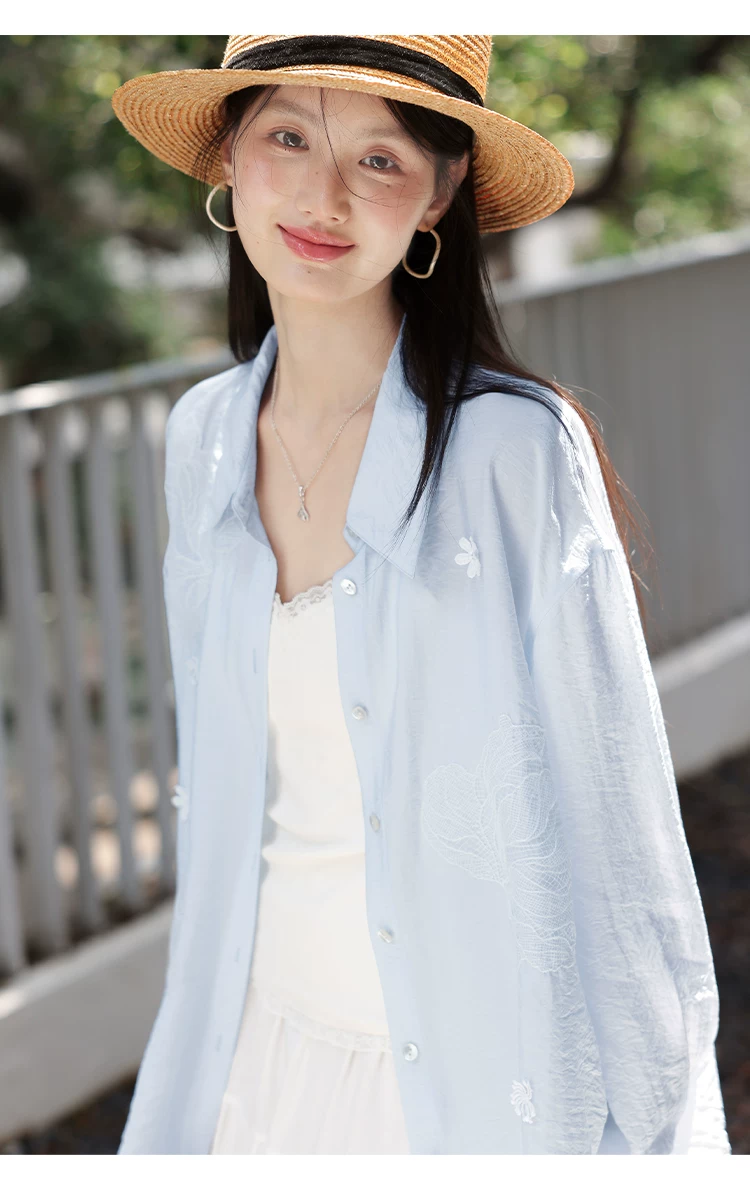 大尺碼胖胖襯衫外套女長袖薄款防曬衣女2026新款蕾絲花朵上衣,大尺碼胖胖襯衫外套女長袖薄款防曬衣女2026新款蕾絲花朵上衣,HBFS1199,大尺碼胖胖襯衫外套女長袖薄款防曬衣女2026新款蕾絲花朵上衣,花朵點綴,輕薄防曬