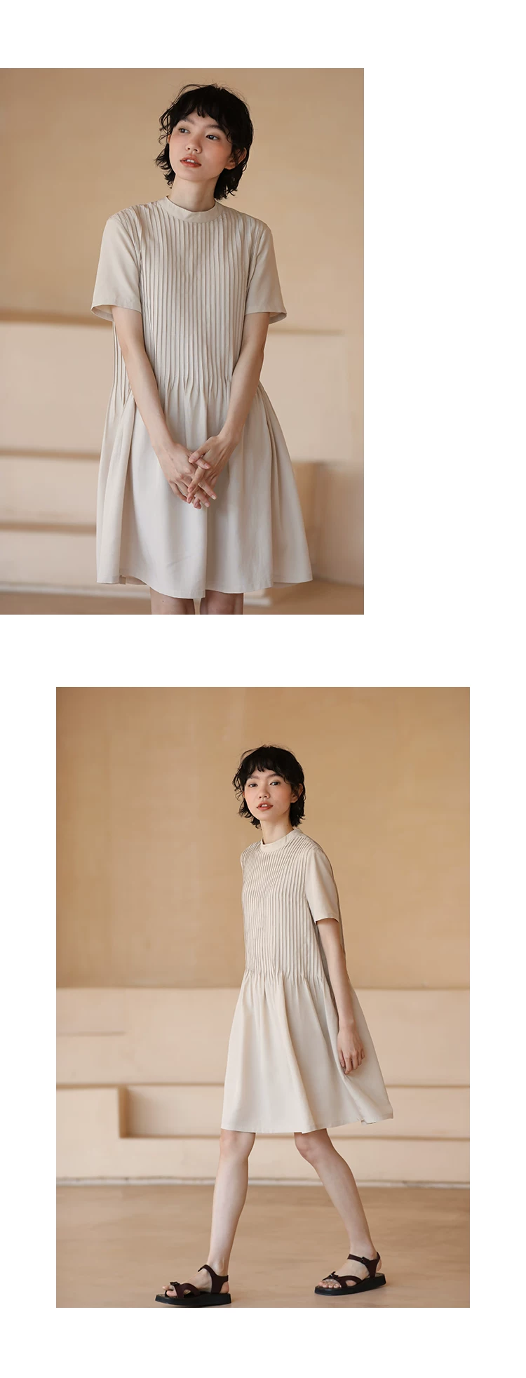 夏季新款重工櫻花塔克線涼爽天絲亞麻小個子顯瘦連身裙,夏季新款重工櫻花塔克線涼爽天絲亞麻小個子顯瘦連身裙,HBFS7154,夏季新款重工櫻花塔克線涼爽天絲亞麻小個子顯瘦連身裙,天絲涼爽,塔克線條