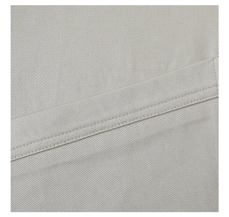 純色單排扣抽繩下擺外套女秋季新款圓領長袖上衣