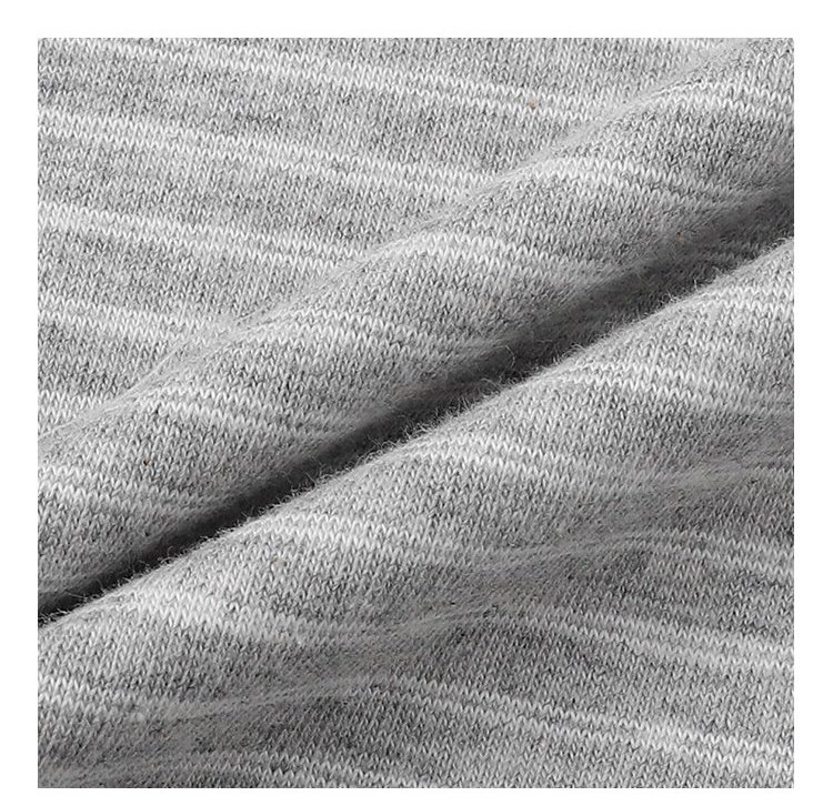 灰色條紋polo半開領t卹女秋季新款寬鬆長袖上衣